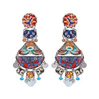 Pendientes Ayala Bar Mujer Afro Desia in Aleación de Metal R1079 - R1079